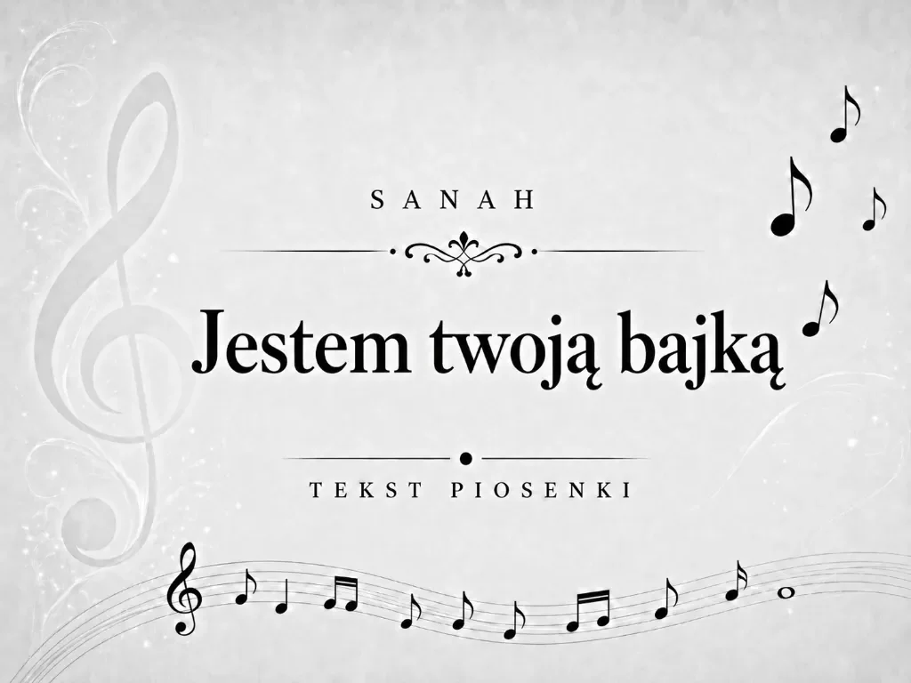 jestem twoją bajką tekst