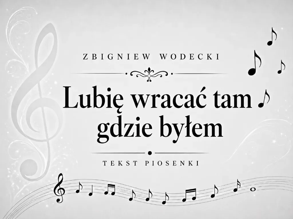 lubię wracać tam gdzie byłem