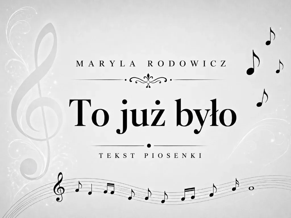to już było maryla rodowicz
